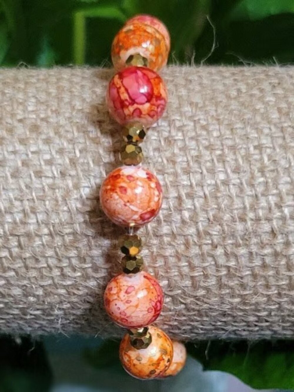 Happy Halloween Orange and Gold Wrist Wraps
